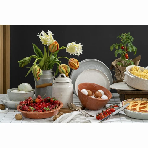 Набор тарелок in the village, D22 см, белые, 2 шт.