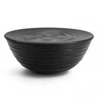 Миска с крышкой tierra, D25 см, черная