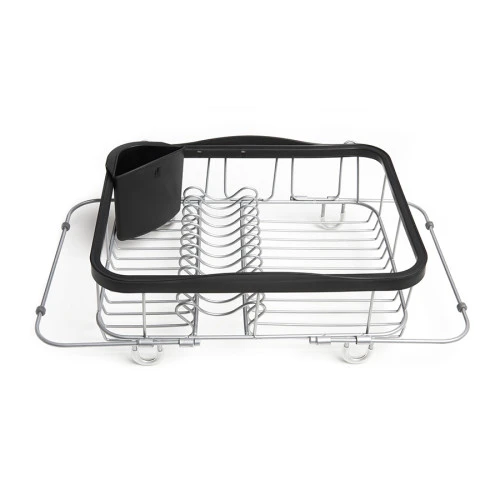 Сушилка для посуды sinkin, 28х14х47 см, черный, никель