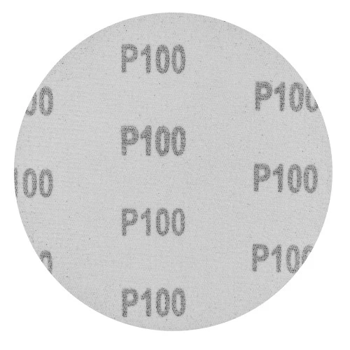 Круг абразивный на ворсовой подложке под "липучку", P 100, 125 мм, 10 шт Сибртех