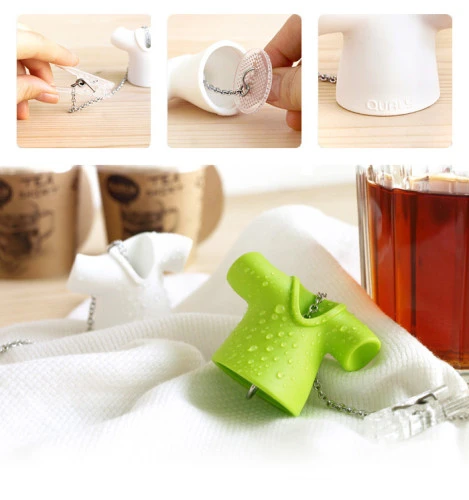 Емкость для заваривания чая tea shirt, красная