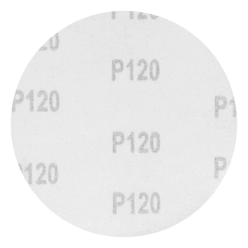 Круг абразивный на ворсовой подложке под "липучку", P 120, 115 мм, 10 шт Matrix