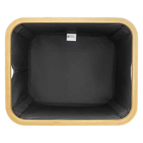 Корзина для белья neat mid, 40x33x43 см, черная