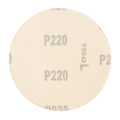 Круг абразивный на ворсовой подложке под "липучку", P 220, 125 мм, 10 шт Сибртех