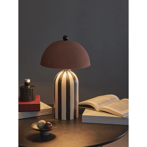 Светильник настольный anniken, D25х38 см, терракотовый