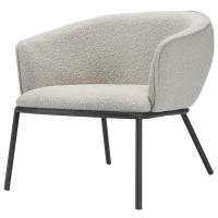 Лаунж-кресло paal, букле, серое