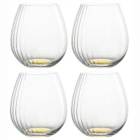 Набор бокалов для вина alice, 610 мл, золотистые, 4 шт.