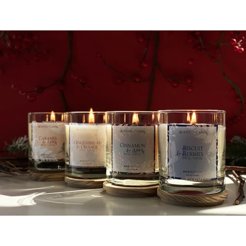 Свеча ароматическая gifting, caramel&apple, 40 ч