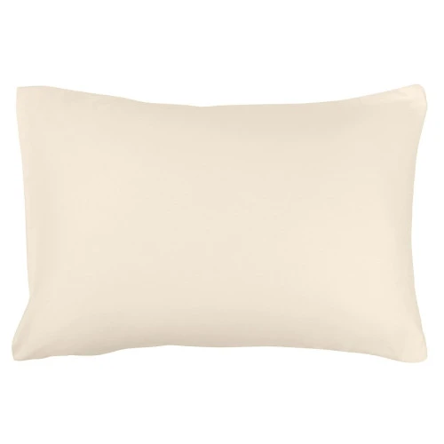 Набор из двух наволочек из сатина кремового цвета из коллекции essential, 50х70 см
