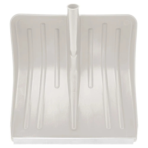 Лопата для уборки снега пластиковая, белая, 420 х 425 мм, без черенка, Сибртех