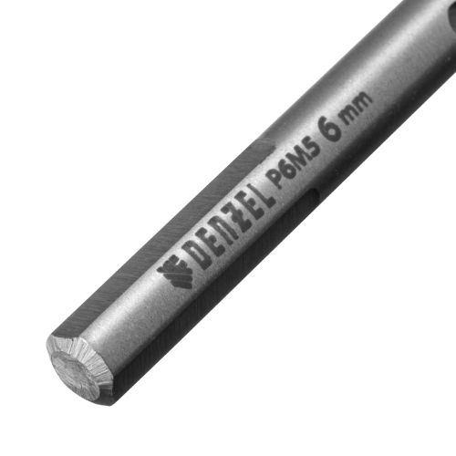 Сверло спиральное по металлу 6 х 139 мм, Р6М5, Golden Tip, удлиненное Denzel