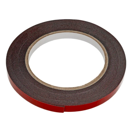 Лента клейкая на вспененной основе, двусторонняя черная усиленная, 9 мм х 5 м Matrix