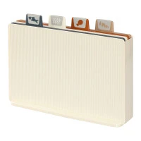 Набор из 4-х разделочных досок с держателем cut&store