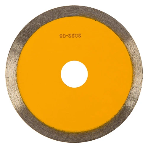 Диск алмазный отрезной 115 х 22,2 мм, сплошной, супертонкий, горячий пресс, мокрое резание Denzel