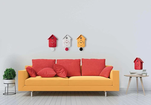 Часы с кукушкой qq, белые