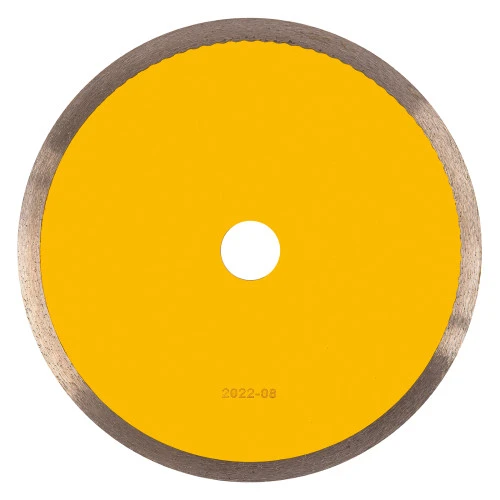 Диск алмазный сплошной, супертонкий, 200 х 25,4 мм, горячее прессование, мокрое резание Denzel