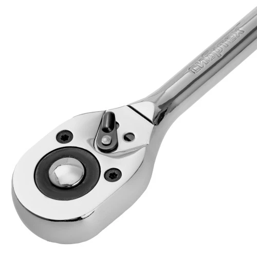 Ключ-трещотка 1/2", 45 зубьев, с быстрым сбросом, CrV, хром Сибртех