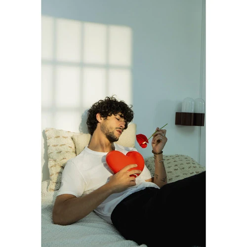 Ваза для цветов love, 15,5 см, красная