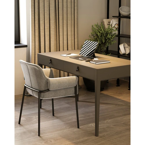 Стул aline, шенилл, молочный