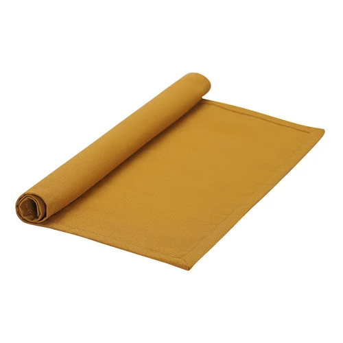 Набор из двух салфеток из хлопка цвета карри из коллекции essential, 45х45 см