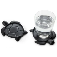 Подставка под стаканы save turtle, черная