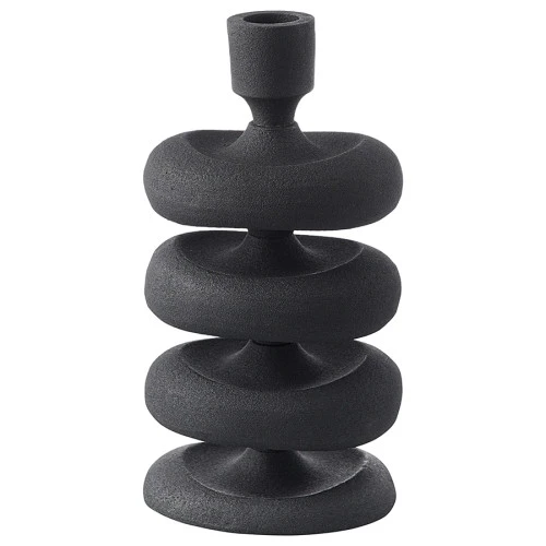 Подсвечник vivlend, 22 см, черный