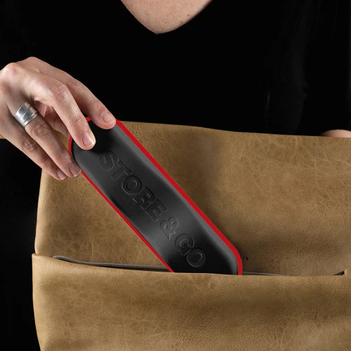 Набор столовых приборов в футляре on the go, красный, 3 шт.