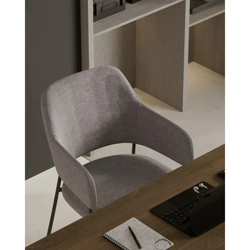 Стул wendy, рогожка, темно-серый