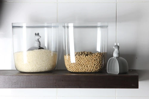 Контейнер с мерной ложкой lucky mouse, 3,5 л