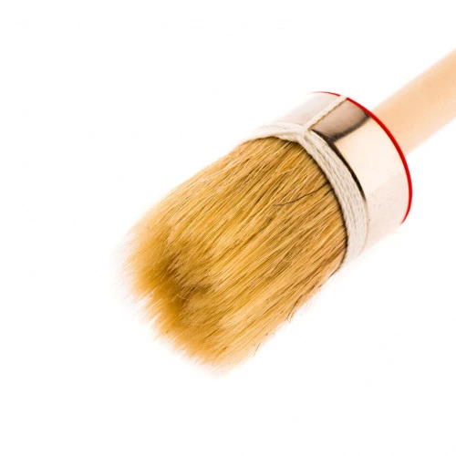 Кисть круглая, Профи №10 (40 мм) натуральная щетина, деревянная ручка MTX