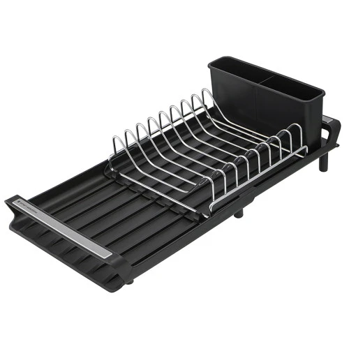 Сушилка для посуды atle раздвижная малая, черная