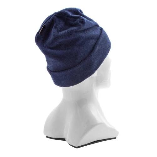 Шапка с отворотом из флиса для взрослых, размер 56-57, синяя Сибртех