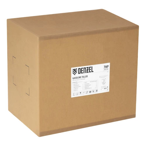 Мотоблок DPT-170, 7 л.с., ремен.сцеп, шир 85 см, глуб 35 см,фрез 3х3,ШОМ,скор 2В/1Н,кол 8" Denzel