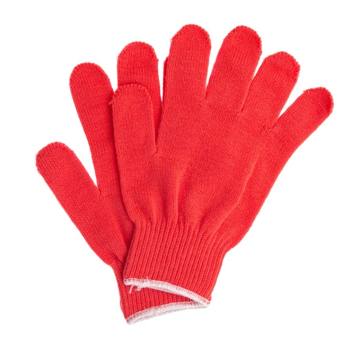 Перчатки трикотажные, акрил, коралл, оверлок Сибртех