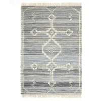 Ковер из шерсти и денима jammu из коллекции ethnic, 120х180см
