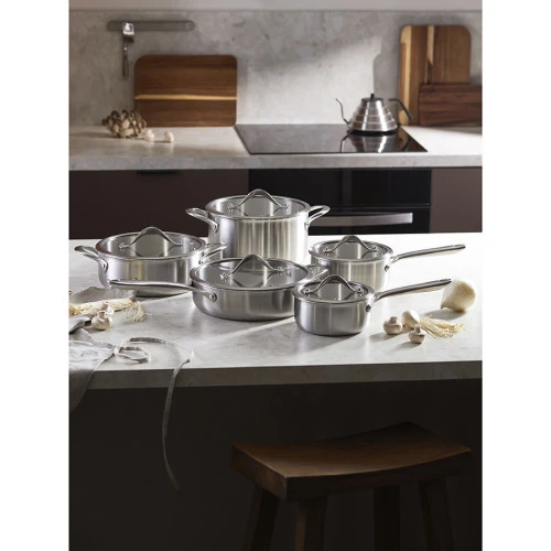 Кастрюля с крышкой 3ply etalon, D24 см, 4 л