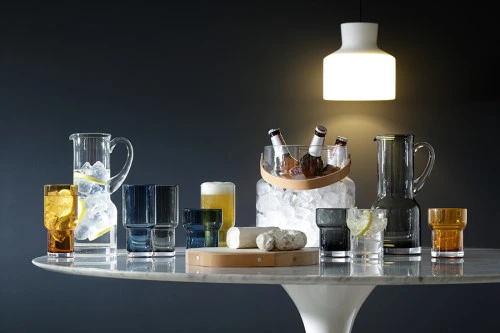 Набор высоких стаканов utility, 390 мл, серый, 2 шт.