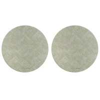 Набор из 2-х сервировочных салфеток leanera, D35 см, мятные