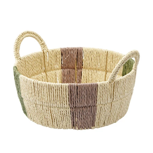 Корзина плетеная круглая bodhran nature из коллекции ethnic, размер s