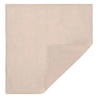 Салфетка сервировочная из стираного льна бежевого цвета из коллекции essential, 45х45 см
