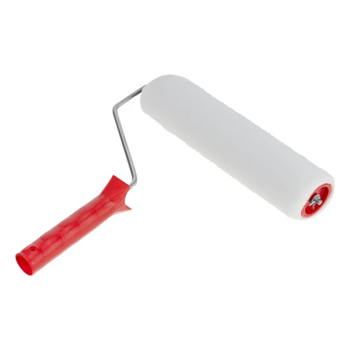 Валик "Поролон", в сборе, 250 мм, D 48 мм, D ручки 6 мм, крепление шплинтом Сибртех