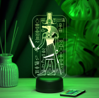3D светильник  Светильник "Бог Собек"