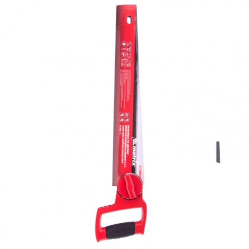 Ножовка по дереву 3 в одном: ножовка, 3 рабочих полотна, металлическая обрезиненная рукоятка Matrix