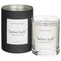 Свеча ароматическая the olphactory, better half, groom cologne (новая), 40 ч