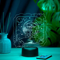 3D светильник  Светильник "Две подружки"