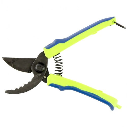 Секатор прямого реза, 220 мм, зубчатый, пластиковые рукоятки, Горизонт, Сибртех