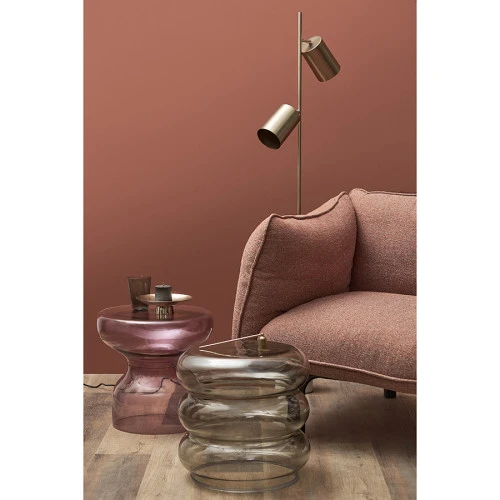 Столик приставной vivlend, D38 см, серо-зеленый