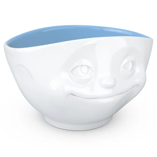 Чаша dreamy, 500 мл, белая/голубая