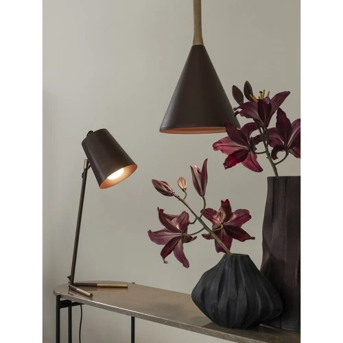 Лампа настольная byokko, D20х47 см, сливовая