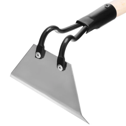 Мотыга, нержавеющая сталь, 150 х 90 х 1300 мм, деревянный черенок, Сибртех